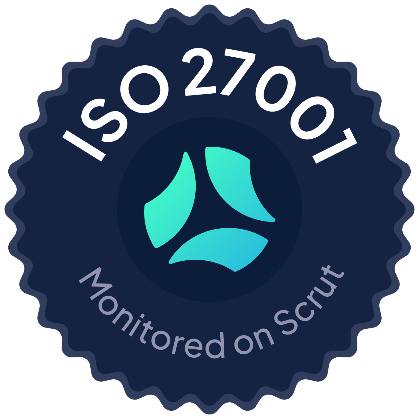 ISO 27001 Certified - Monitored on Scrut